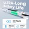 Seago Rotating Electric Toothbrush for Adults with 8 Brush Heads, 5 Cleaning Modes, Rechargeable Sonic Toothbrush with Timer and Travel Case for Adults and Kids(SG-2607-Black）