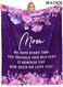 Gifts for Mom Birthday, Best Mom Birthday Gifts from Daughter Son, Soft Flannel Mother Blanket Gifts, Presents Gift Ideas for Mother Birthday Thanksgiving for Couch Napping (50x60)