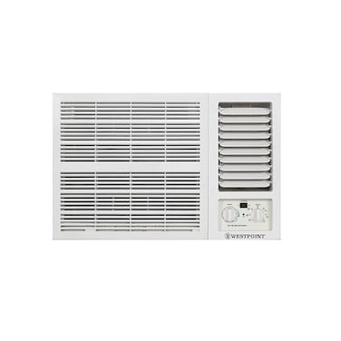 Westpoint 1.5 Ton 18000BTU T3 Rotary Window Air Conditioner Auto Swing Function 3 Fan Speed Level 3 Cooling Mode R410A Refrigerant HxWxD 43x66x68 cms WWT-1823LTYA