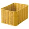 Handwoven Basket, Yellow, 18x25x14 cm