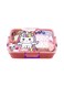 East Stainless Steel Bento Lunch Box, 3 Compartments, Leak Resistance, Durable, BPA Free, Eco Friendly, Dishwasher Safe, Ideal For School - Pink Unicorn Pattern