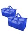 Moving Bags,2 Pack Extra Large Space Saver Bags,Heavy-Duty Foldable Storage Tote With Zippers And Handles,College Dorm Room Essentials,Clothes Storage Bins Packing Bags For Travelling Camping