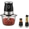 5-in-1 Electric Food Processor &amp; Multi-Function Blender (500W, 2L, 600ml &amp; 100ml)
