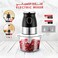 5-in-1 Electric Food Processor &amp; Multi-Function Blender (500W, 2L, 600ml &amp; 100ml)