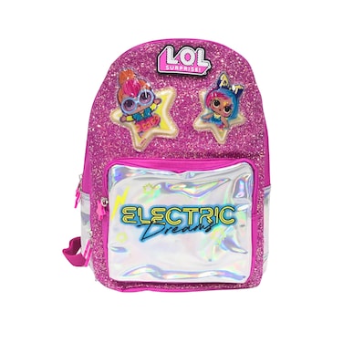 LOL School Backpack 13 Inch Multicolor Polyester Set of 01