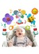 Musical Baby Stroller Arch Toys, Travel Car Seat Toys, Baby Play Arch Crib Accessory Toys,Travel Arch Bassinet Toys for Infant &amp; Toddlers, Pram Activity Arch Bar Toys for Babies Infants