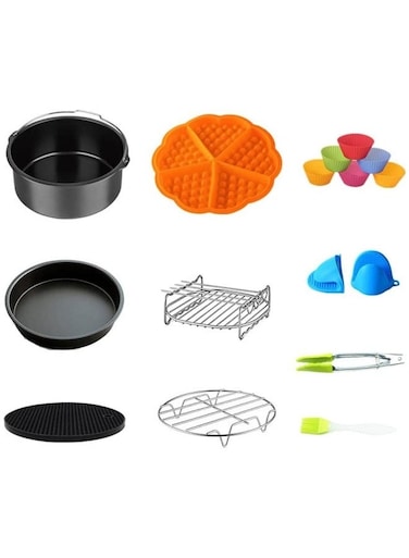 7 Inch Air Fryer Accessories, Set of 10