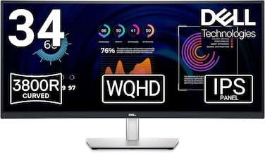 Dell 34-inch Curved USB-C Hub Monitor- P3424WE