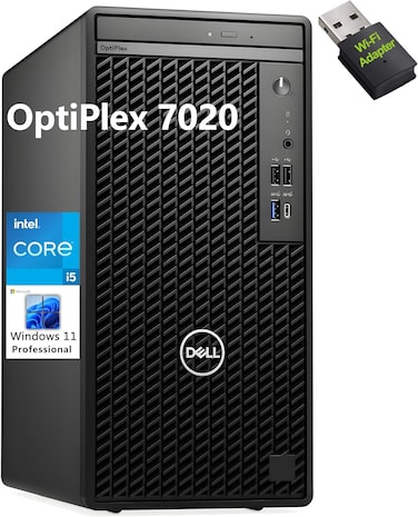 Dell OptiPlex 7010 Tower Business Desktop Computer, 13th Gen Intel 14-Core i5-13500 (Beat i7-12700), 32GB DDR4 RAM, 1TB PCIe SSD, DVDRW, WiFi Adapter, RJ-45, HDMI, Keyboard &amp; Mouse, Windows 11 Pro