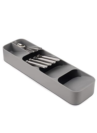 Plastic Drawer Cutlery Organizer Tray Kitchen Storage Holder Rack For Cutlery Silverware Compact Cutlery Tray Spoon Cutlery Box