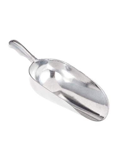 kitchenette Aluminum Ice Scoop Shovel Silver