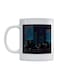 City Printed Mug White/Blue/Black