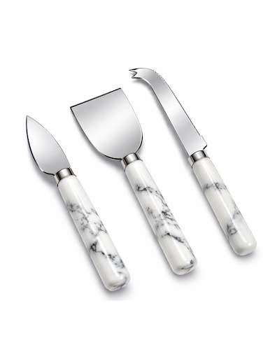 Waterfall Grey Marble Cheese Set 3Pc