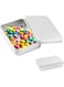 Strayelf 6 Pack Metal Tins Container,Portable Hinged Tins Box, Small Storage Kit Containers, Rectangular Mini Tin Box,for Storage Earphone, Charging Cables, Cards, Home Organizer(88 * 60 * 18mm)