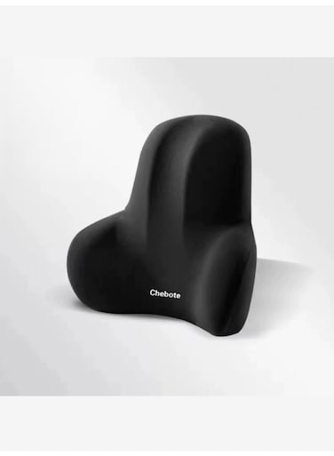 Lumbar Support Pillow for Office Chair &amp; Car Seat - Memory Foam Back Cushion for Back Pain Relief, Improved Posture, Breathable Mesh Cover, Dual Adjustable Straps for Chair, Gaming Chair, Recliner, Black