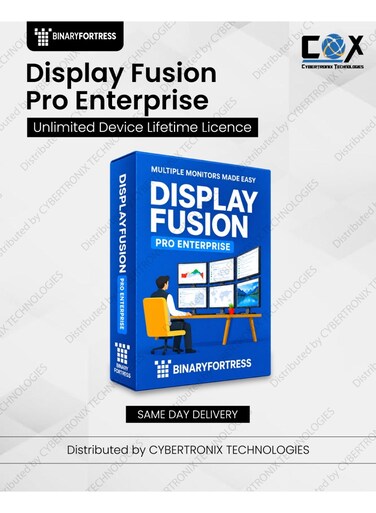 Binary Fortress DisplayFusion Pro Enterprise   Unlimited Devices for Lifetime   Digital License