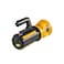 LED Spotlight Torch with 180&deg; Rotating Head, Foldable Stand, Dual Control Buttons, Yellow and Black
