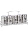 Harmony 85114 Spice Shakers with Metal Rack Set 5 Pieces