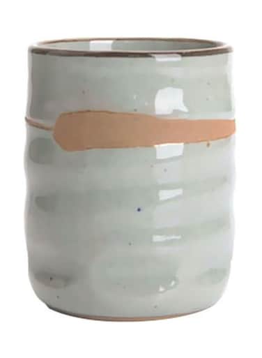 Barista Zone Handmade Stoneware Mug White/Beige 200ml