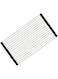 Tazweeq Roll up Dish Drying Rack Over The Sink Kitchen Portable Drainer Foldable for Kitchenware Tableware, Cups, Fruits and Vegetables