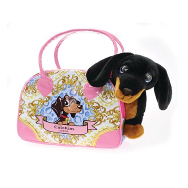 Daschund Puppy with Carry Case