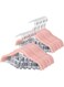 11.8'' Baby Velvet Hangers With Movable Clips, Non-Slip Kids Felt Hangers, Ultra-Thin Space-Saving Children'S Clothes Hangers For Skirts, Pants, Dresses, Shirts, Jackets (28 Pack, Pink)