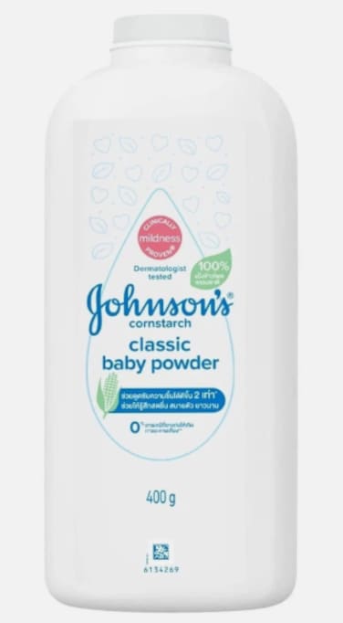 JOHNSON`S CLASSIC CORNSTARCH BABY POWDER 400G