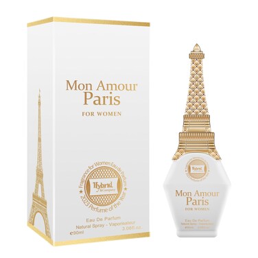 Hybrid &amp; CompanyMon Amour Paris Fascinating Fragrance for Women Eau De Parfum Natural Spray Elegant Scent, 3.04 Fl Oz