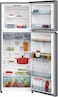 Hitachi Double Door Refrigerator, 550L Gross / 409L Net, Top Mount, Dual Sense Surround Cooling, Triple Power Filter, Selectable Zone, Inverter, Tempered Glass Shelves, Silver - HRTN6443SXAE