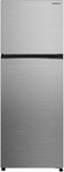 Hitachi Double Door Refrigerator, 550L Gross / 409L Net, Top Mount, Dual Sense Surround Cooling, Triple Power Filter, Selectable Zone, Inverter, Tempered Glass Shelves, Silver - HRTN6443SXAE