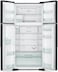Hitachi 760L Gross, Net 540L,Side By Side 4 Doors Premium Refrigerator,10 Year Warranty On Inverter Compressor,No Frost Fridge,Dual Fan Cooling,Movable Twist Ice Tray,Glass Grey-RW760PUK74GGR