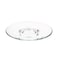 Ocean Kenya Espresso Saucer Set, 4 1/4 Inch (Item P01672) - Pack of 6   Premium Crystal-Clear Glass Mini Saucers   Elegant Replacement Glass Coaster Set for Small Espresso Cups by Ocean