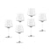 OCEAN Allure Universal Wine Glass - 435ml (Set of 6) - Elegant Stemware for Red, White, Ros&eacute; Wines &amp; Cocktails, 032R15