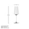 OCEAN Allure Sparkling Wine Glass - 220ml (Set of 6) - Elegant Stemware for Champagne, Prosecco, Cava &amp; Sparkling Cocktails, 032F08