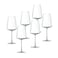LUCARIS Muse Bordeaux Wine Glass - 770ml (Set of 6) - Premium Crystal Stemware for Full-Bodied Red Wines, LS21BD27