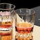LUCARIS Pavilion Dazzle Double Old Fashioned / Rocks Glass - 350ml (Set of 6) - Premium Crystal for Whiskey, Cocktails, Spirits, LP23DR12