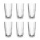 LUCARIS Pavilion Dazzle Highball Glass - 350ml (Set of 6) - Premium Crystal for Water, Juice, Cocktails, Mixed Drinks, LP23HB12