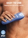 DOSCHER Electric Body Trimmer for Men, Waterproof Rechargeable Body Shaver, Safe Grooming Trimmer Wet/Dry Use, Men&rsquo;s Grooming, 60 Minutes Use