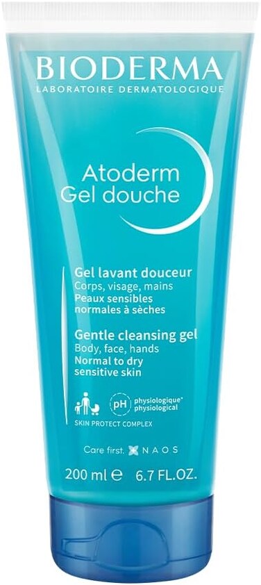 Bioderma Atoderm Shower Gel, Ultra-Gentle &amp; Soap-Free, 200ml