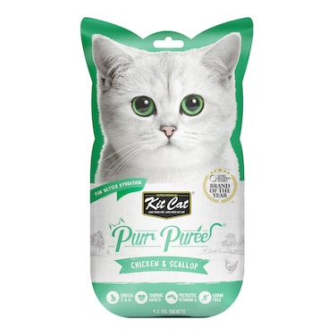 Kit Cat Purr Puree Chicken &amp; Scallop

