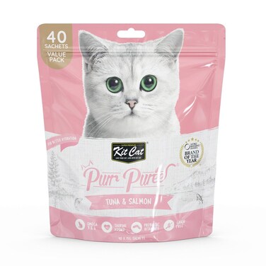 Purr Puree Tuna &amp; Salmon(40 Sachets Value Pack)