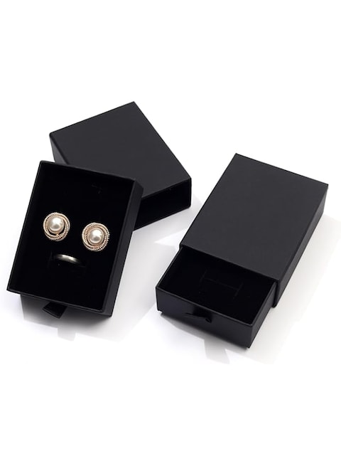 Red Dot Gift&reg; 12 Pack Black Jewelry Gift Boxes, 7x9x3cm Cardboard Jewelry Boxes, Small Gift Boxes, Drawer Type Jewelry Organizer Boxes, Jewelry Boxes for Bracelets Earrings Necklaces Earrings