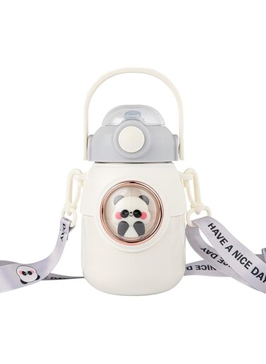 LQZHBDWZ Cute Kids Stainless Steel Water Bottle - Leakproof - 700 ml - Thermo Insulated - BPA free