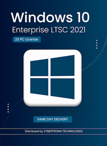 Microsoft Windows 10 Enterprise LTSC 2021   20 PC License   Digital License   SAME DAY DELIVERY