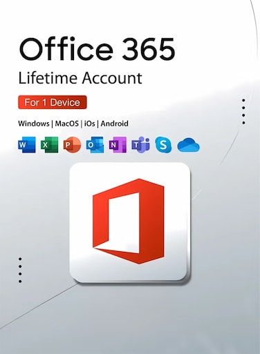 Office 365 - Lifetime Account for 1 Device   Windows, Android, MAC, iOS &amp; Online   Digital License