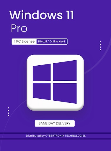 Microsoft Windows 11 Pro   1 PC License (Retail / Online Key)   Digital License   SAME DAY DELIVERY