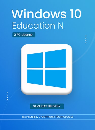 Microsoft Windows 10 Education N   2 PC License   Digital License   SAME DAY DELIVERY