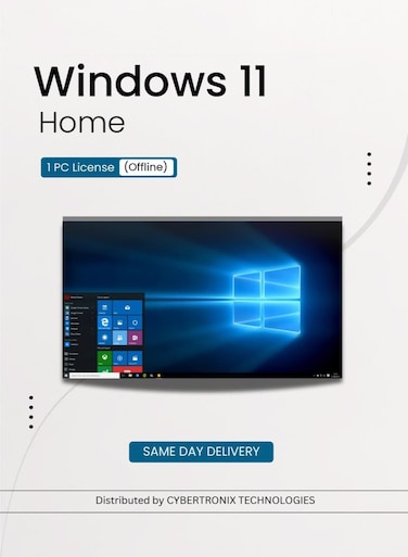 Microsoft Windows 11 Home   1 PC License (Offline)   Digital License   SAME DAY DELIVERY