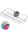 O Ozone Sink Organizer Kitchen Faucet Sponge Holder Stainless Steel Faucet Storage Rack Hanging Multifunction Faucet Shelf Bathroom/Kitchen/Bed Caddy, Sponge Brush Holder - Large