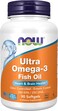 Now Foods Ultra Omega-3 Fish Oil 90 Softgels, Heart &amp; Brain Health, Odor Controlled - Enteric Coated 500 Epa / 250 Dha Softgels